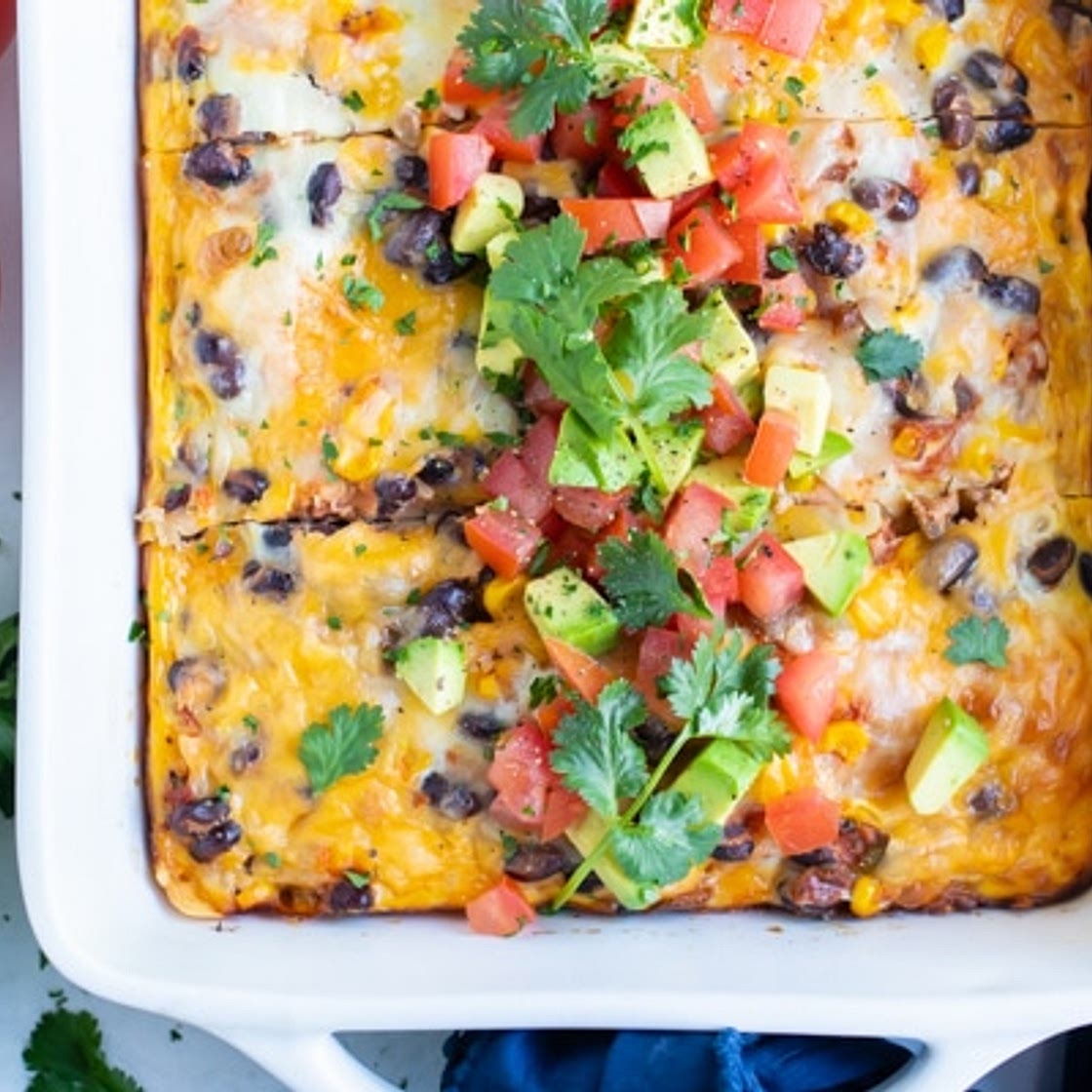 Healthy Mexican Breakfast Casserole