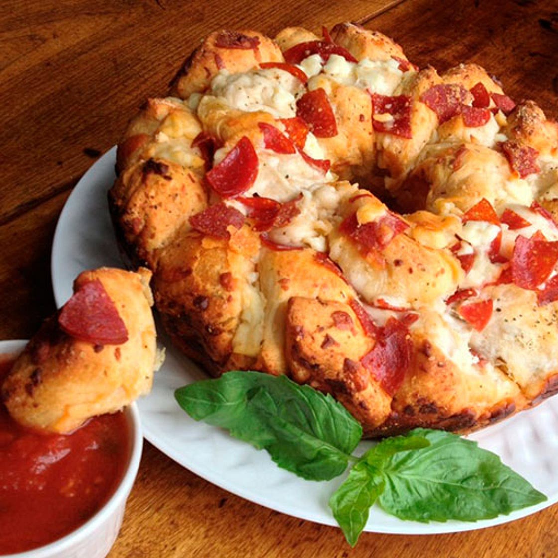 Easy Pull Apart Pizza Bread