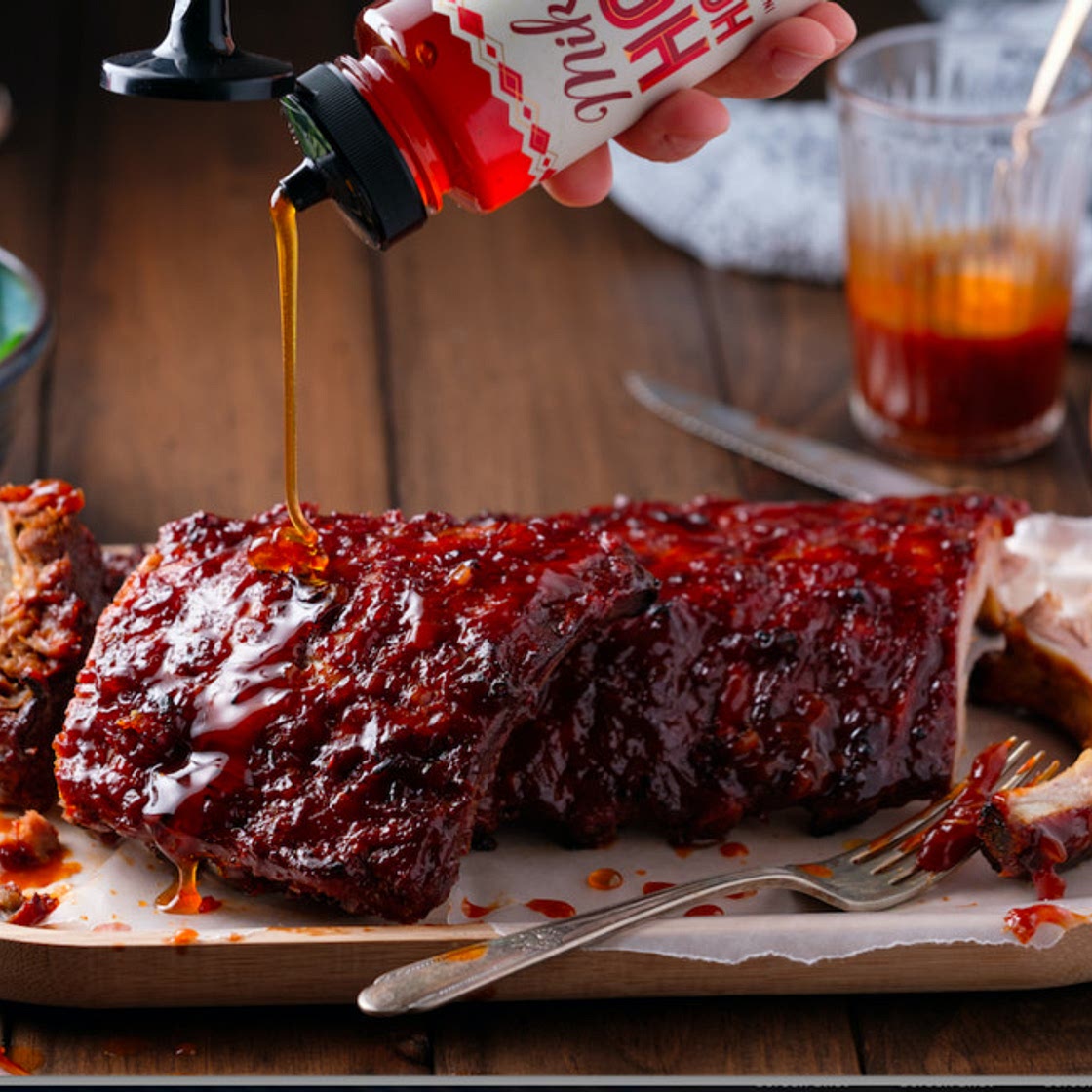 Mike's Hot Honey BBQ Ribs