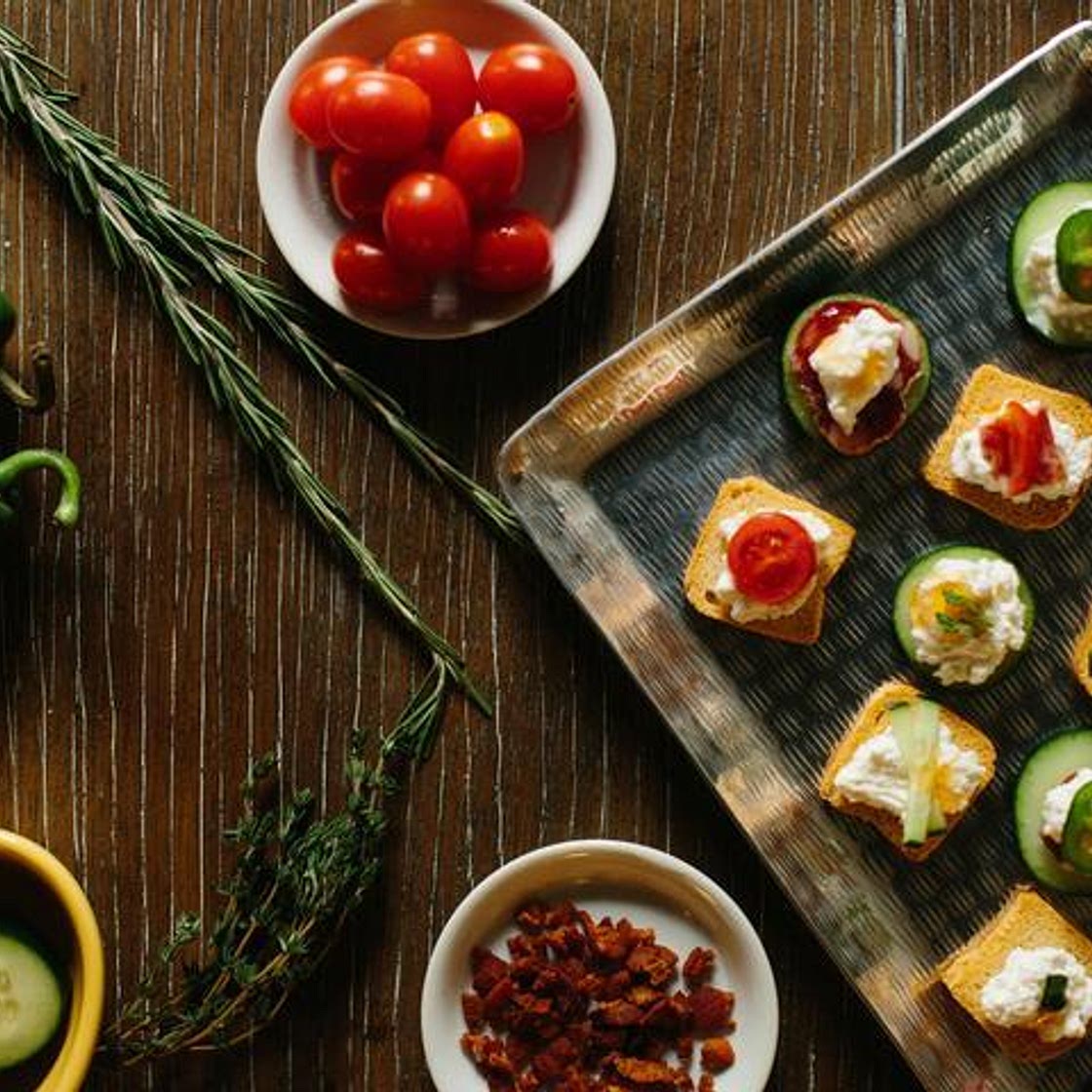 Summer Ricotta Toasts