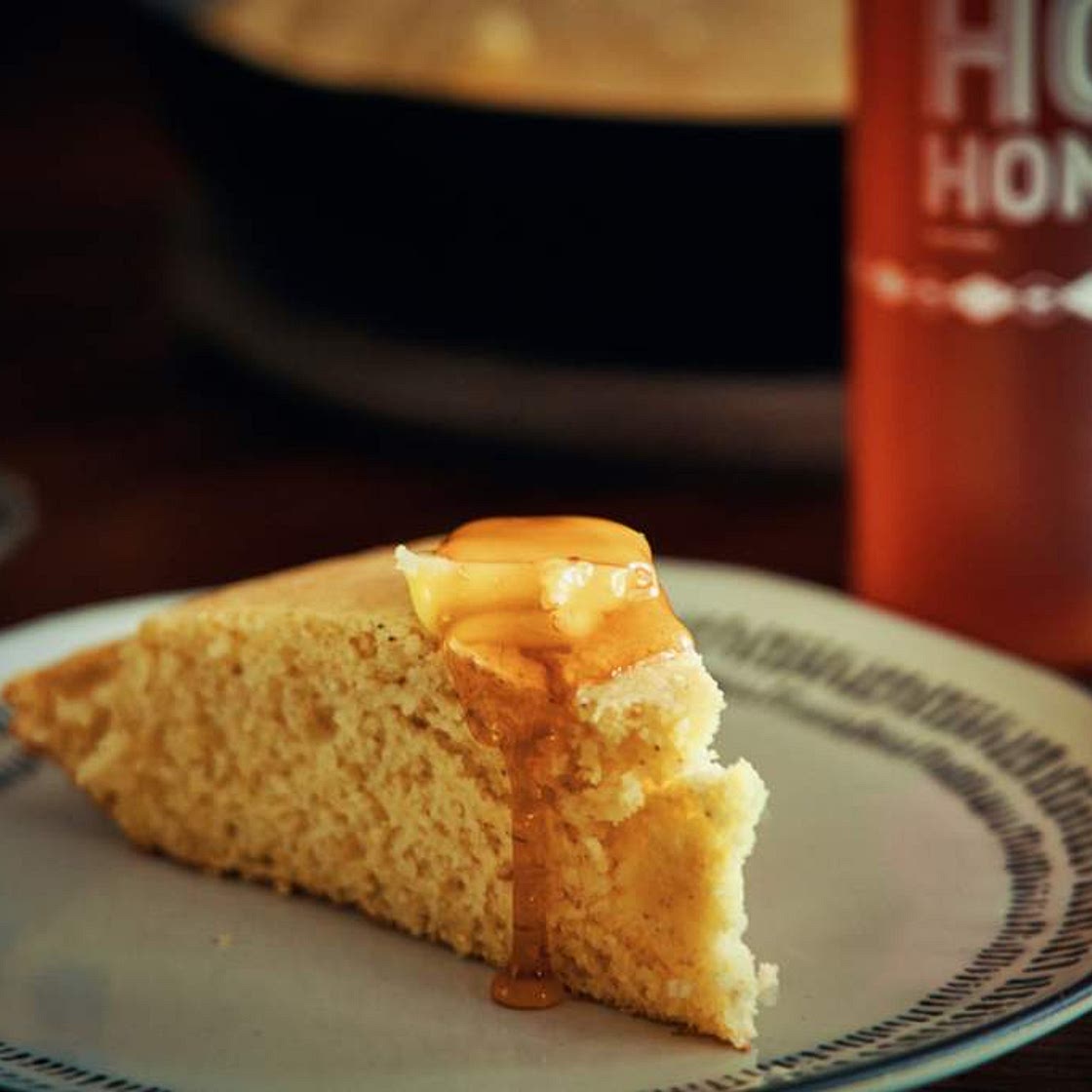 Classic Cornbread with Hot Honey