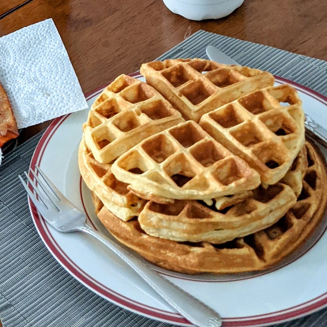 Weekend Fluff Waffles