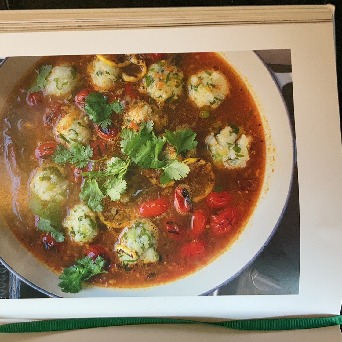 STICKY RICE BALLS IN TAMARIND RASAM BROTH