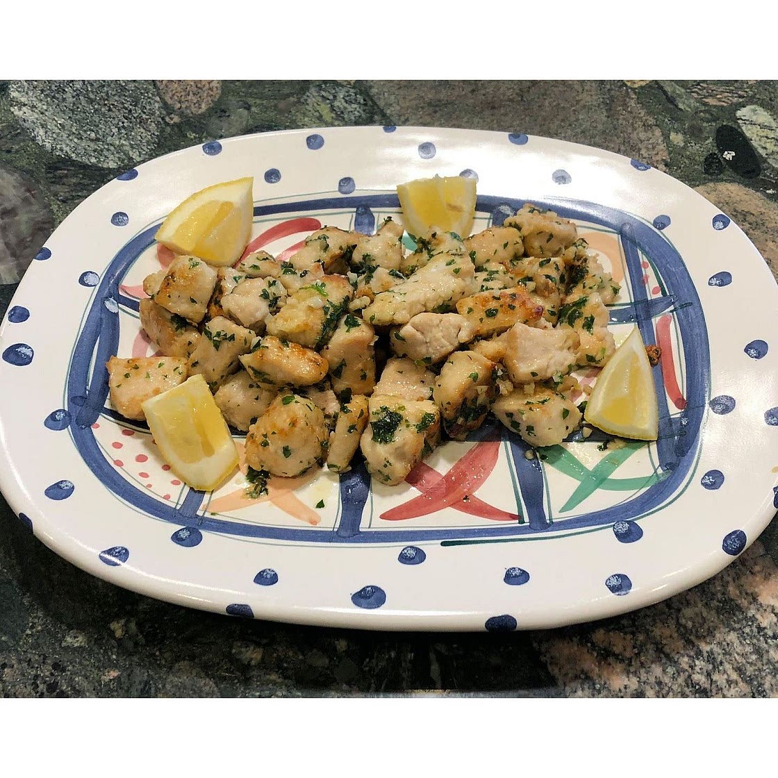 Chicken With Garlic and Parsley