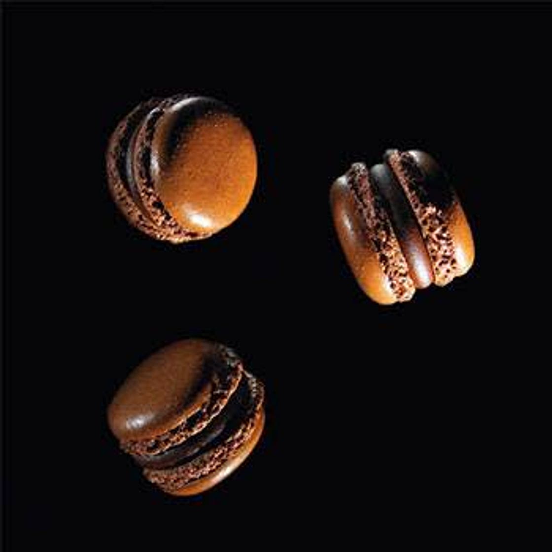 DARK CHOCOLATE MACARONS