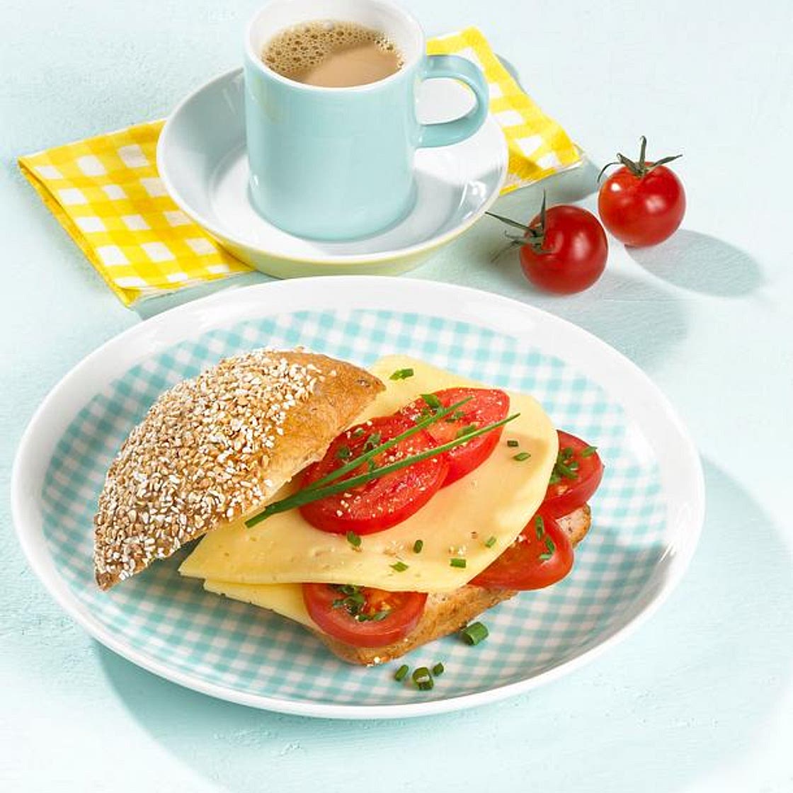 Fitness-Brötchen mit Käse