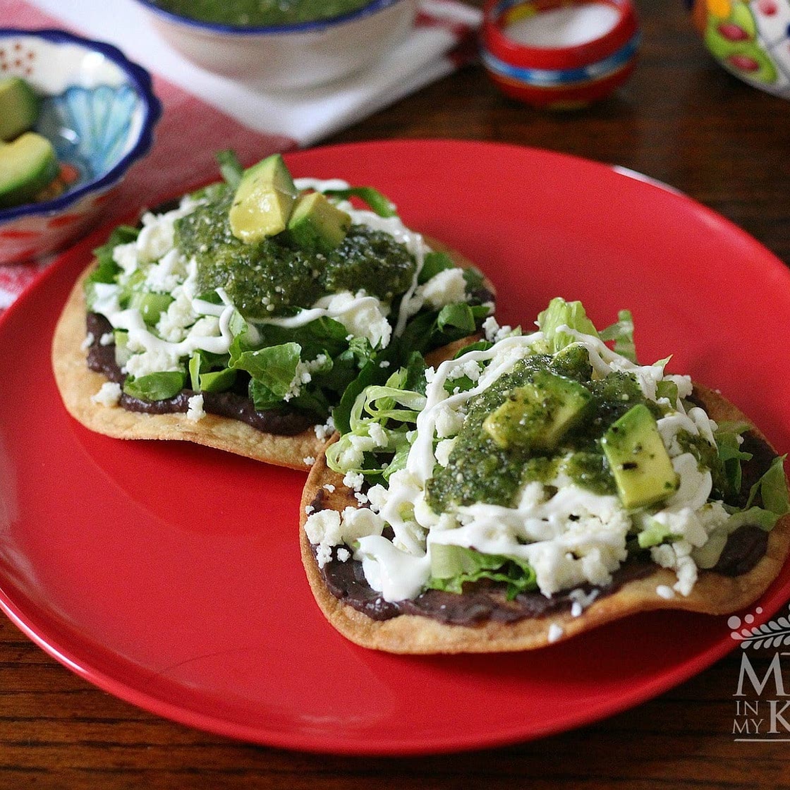 Black Bean Tostadas