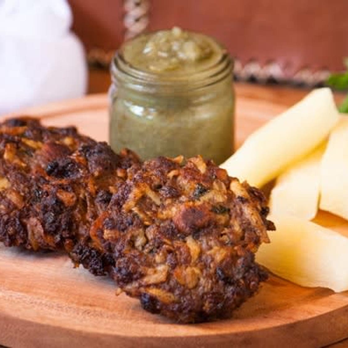 ASADITOS (BOLIVIAN CASSAVA AND BEEF FRITTERS)