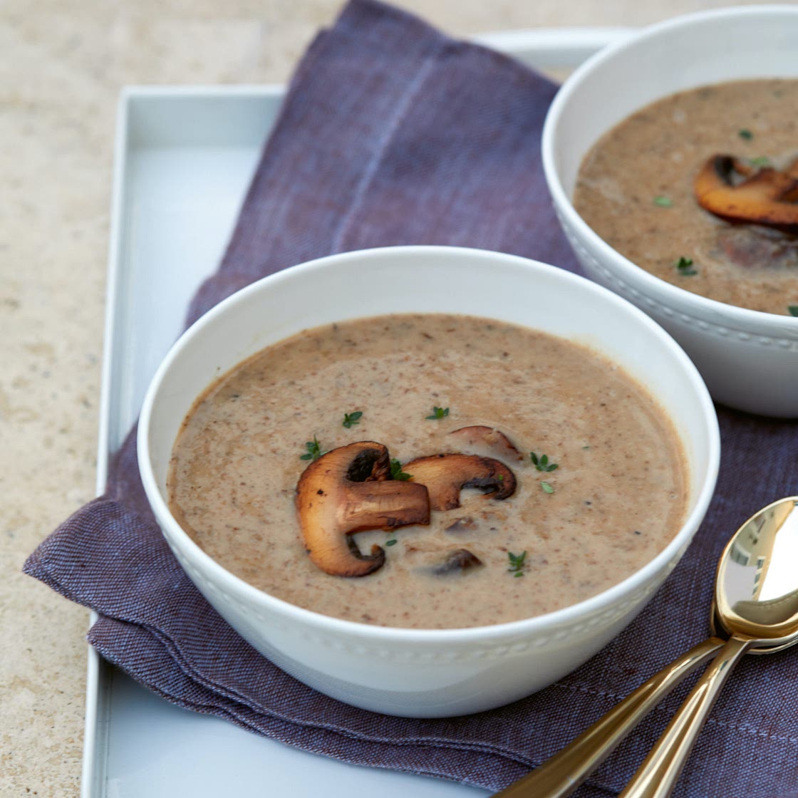 Non-Dairy Cream of Mushroom Soup - Joy Bauer