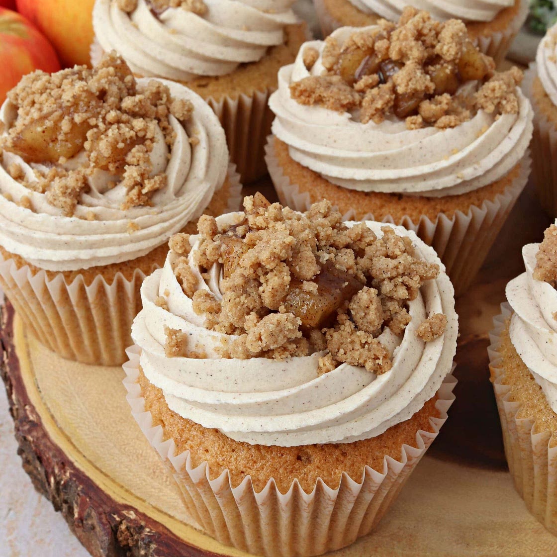 Apple Crumble Cupcakes