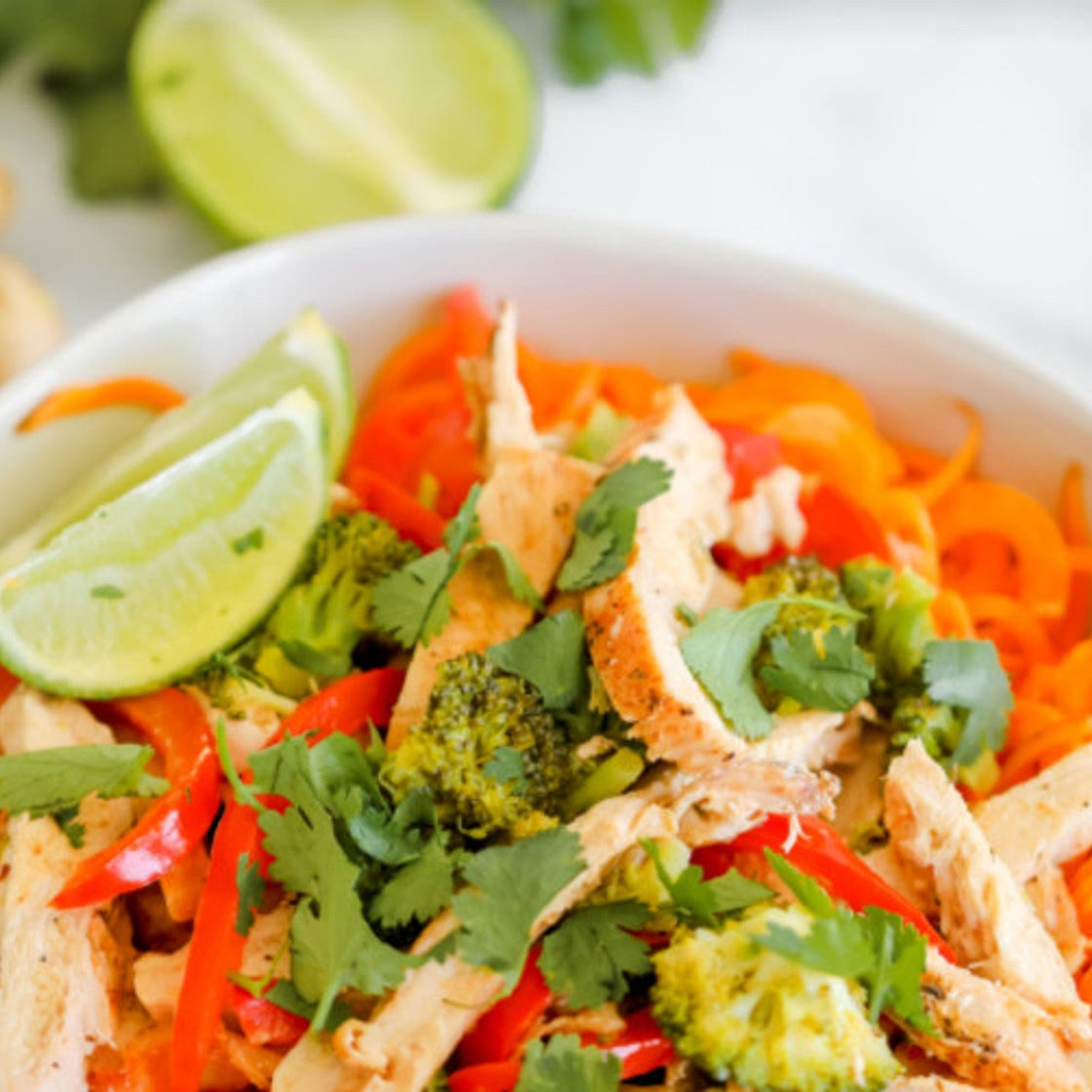 Coconut Curry with Sweet Potato Noodles