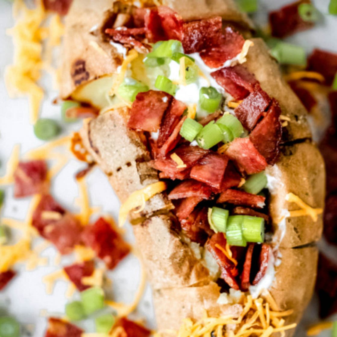 Loaded Baked Sweet Potato