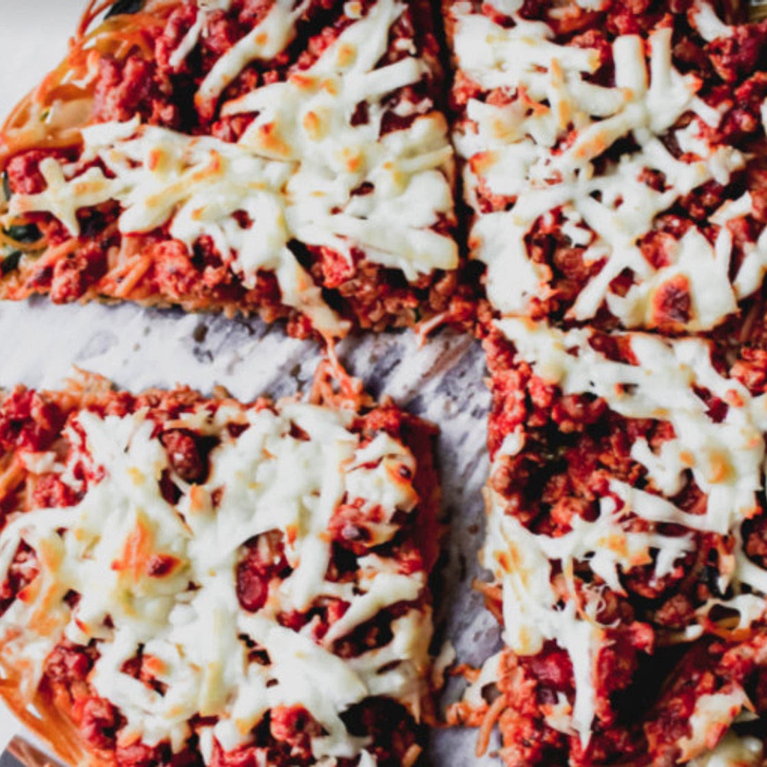 Spaghetti Pizza Pie