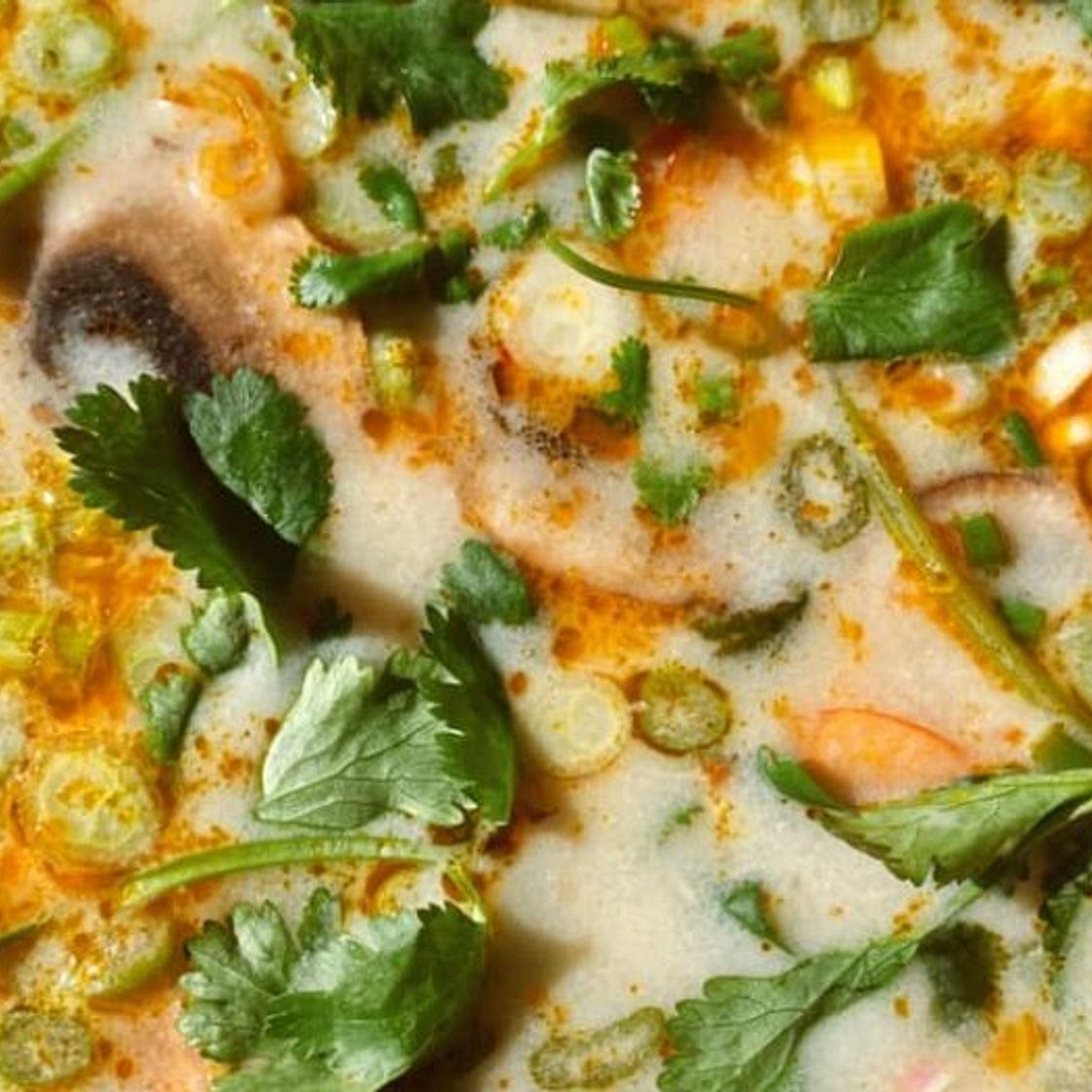 Tom Kha Soup with Shrimp