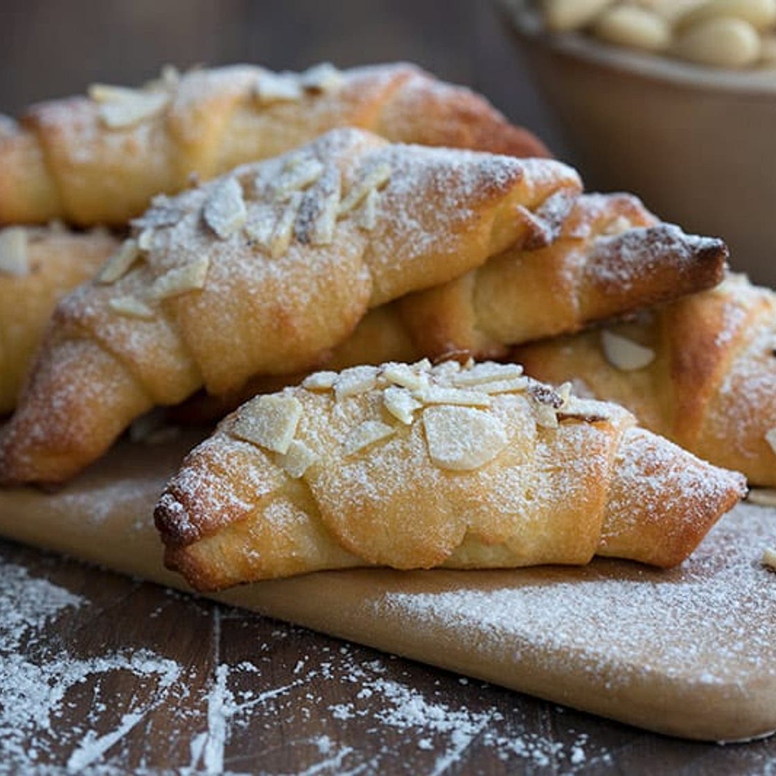 Keto Croissants with Almond Paste