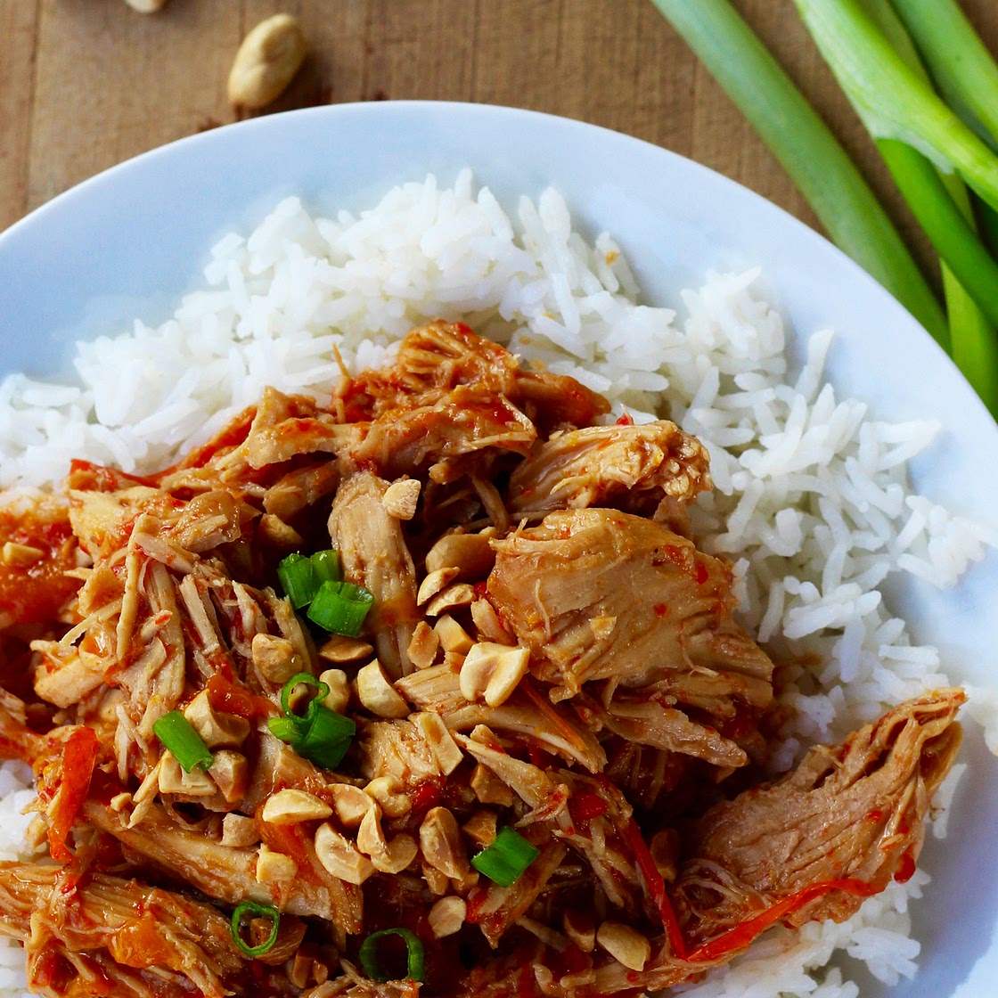 Slow Cooker Thai Peanut Chicken