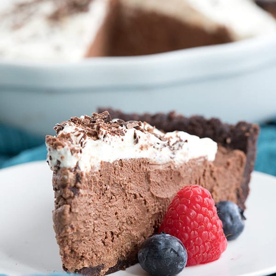 Chocolate Mousse Pie - Keto Recipe