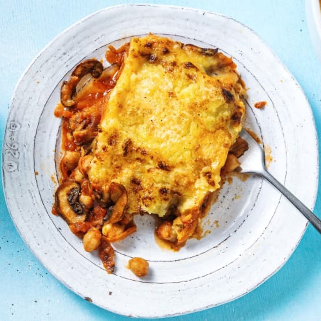HF - Veggie Shepherd's Pie with Chestnut Mushrooms and Cheddar Cheese