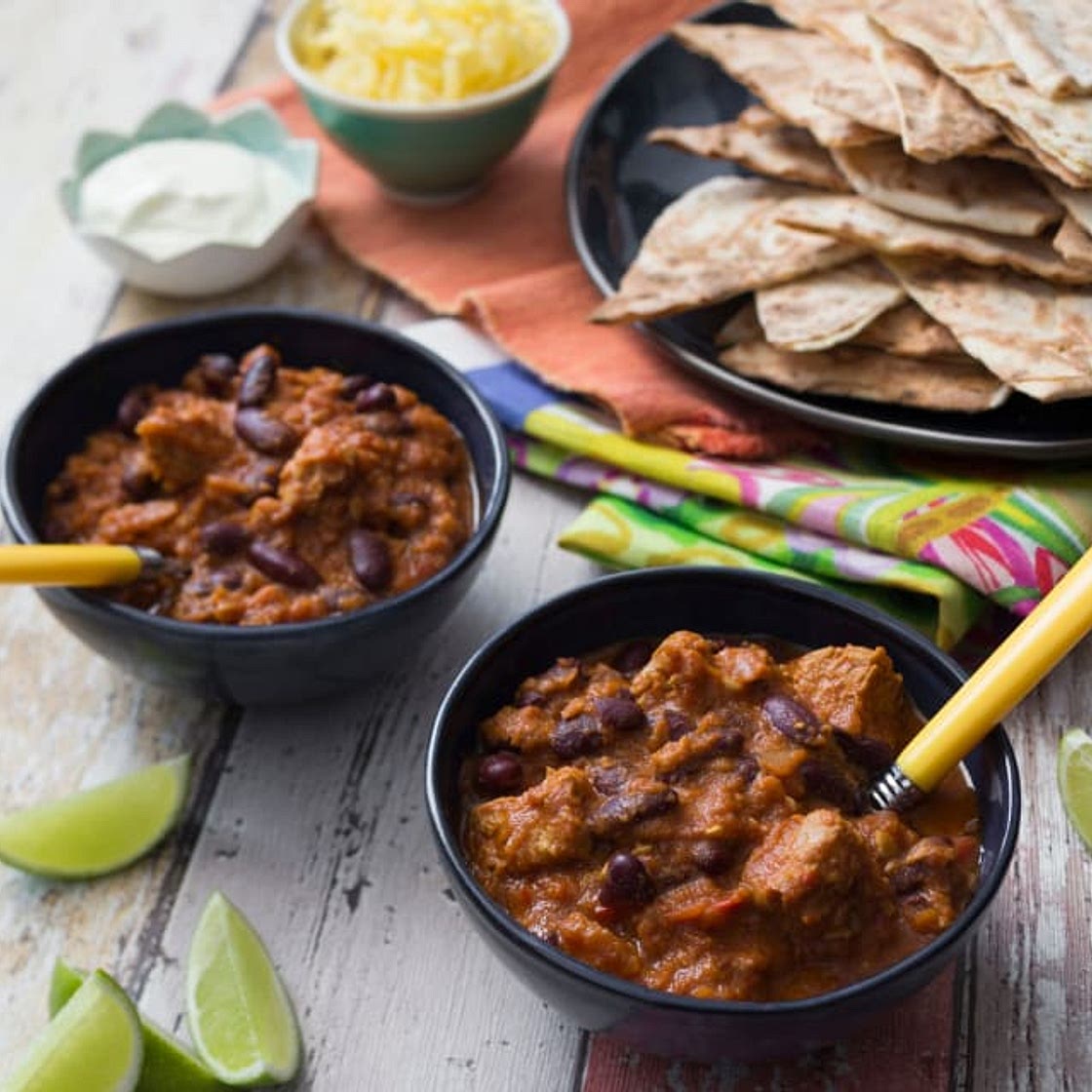 Chilli con tempeh