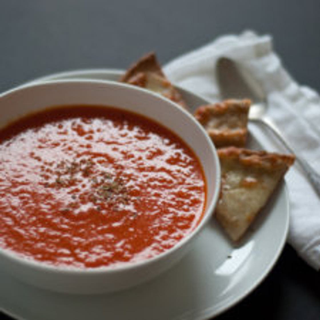 Roasted Red Pepper and Tomato Soup