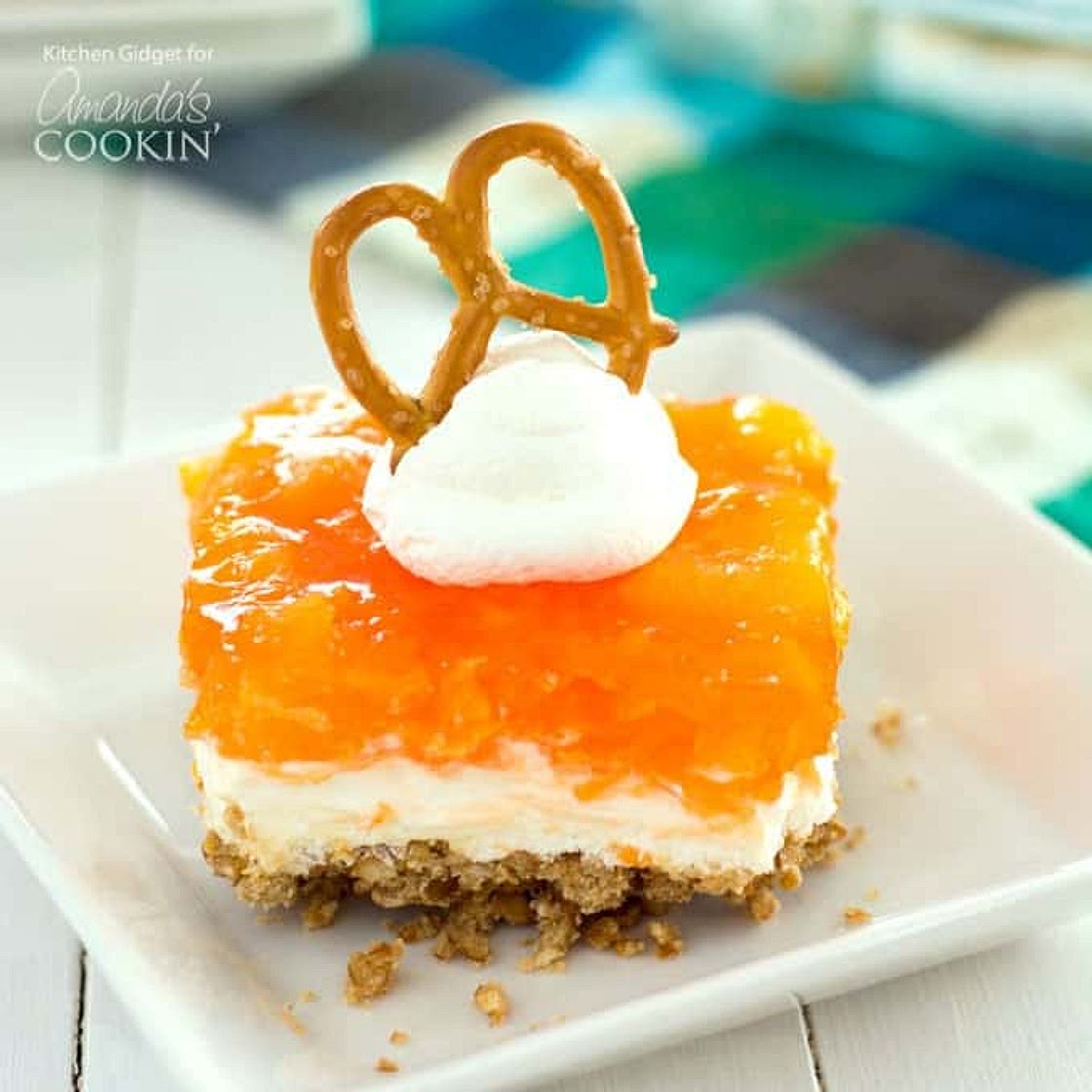 Tropical Orange Pretzel Salad