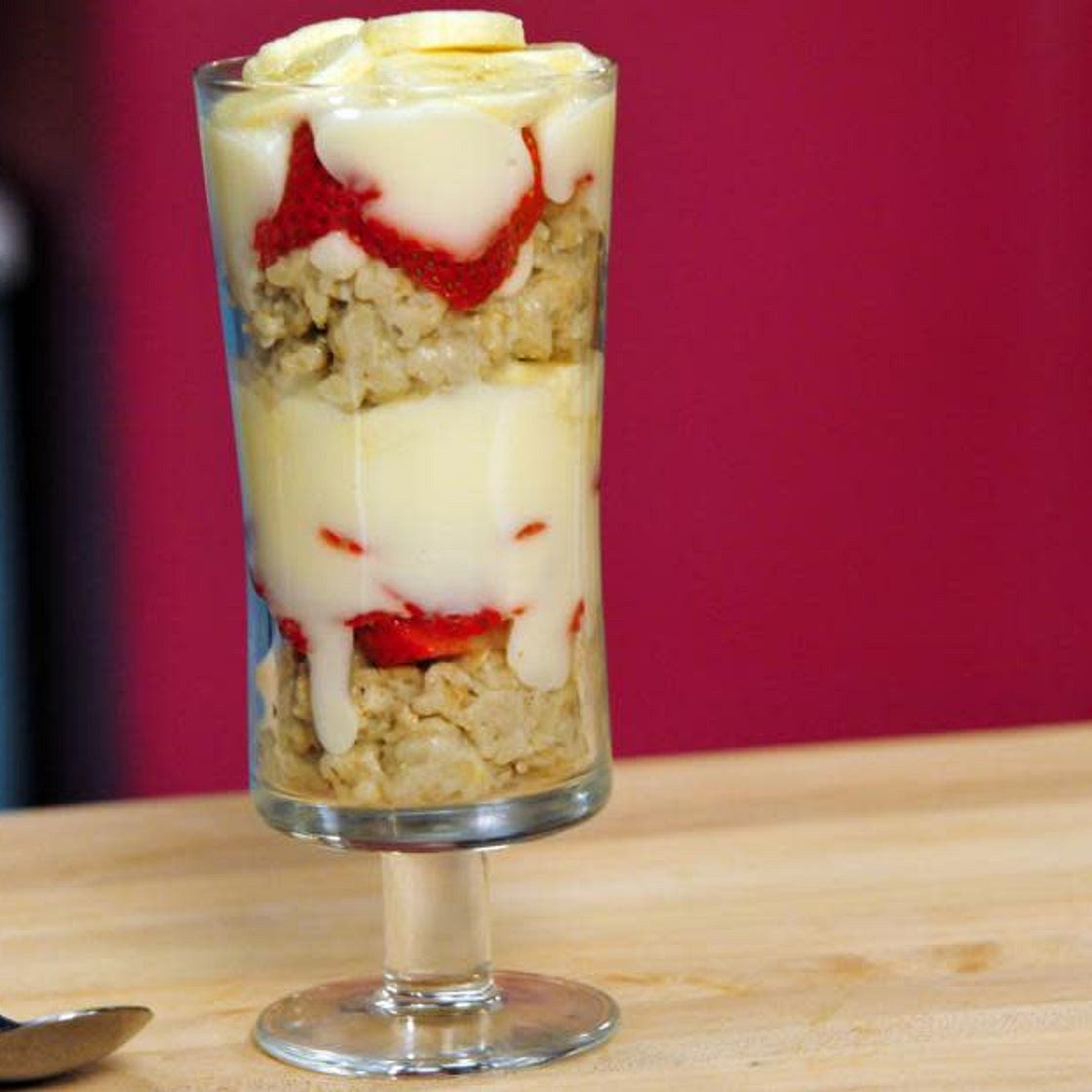 Greek Yogurt Berry Parfait with Oatmeal