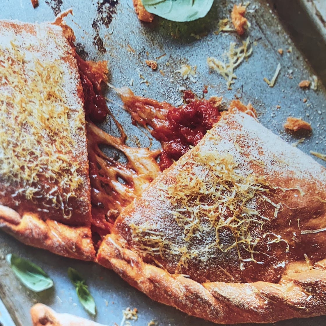 Chorizo and Rocket Calzones