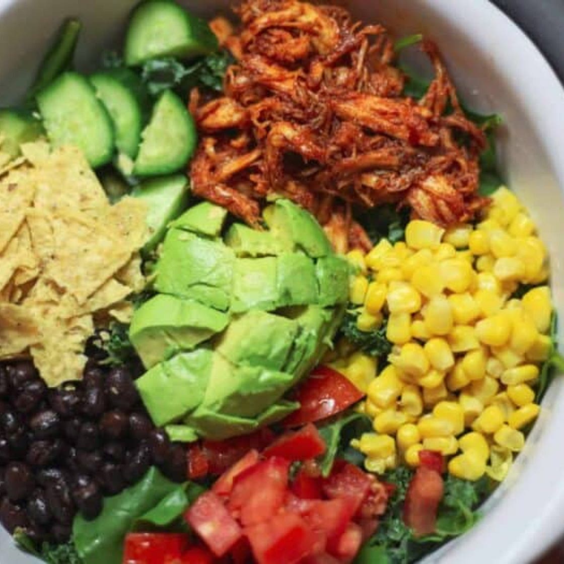 Southwest Salad with Sweet and Spicy Chicken
