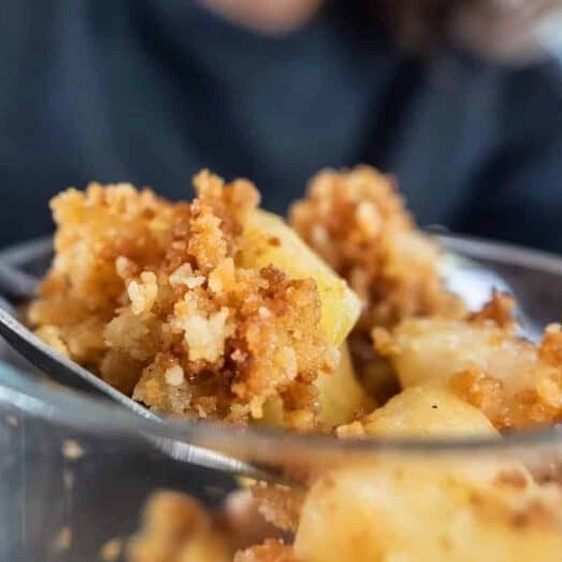 Frying pan crumble