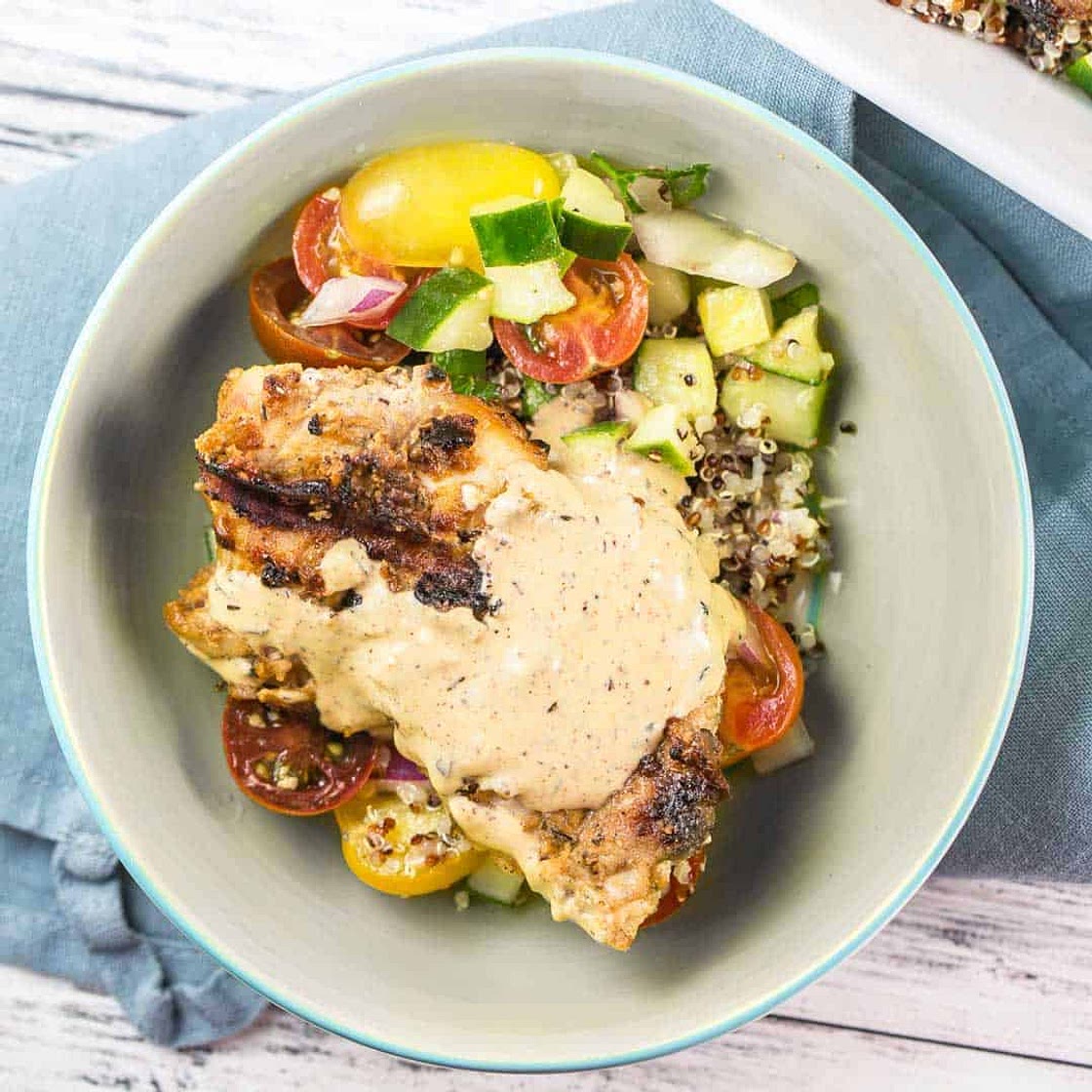 Grilled Tahini Chicken
