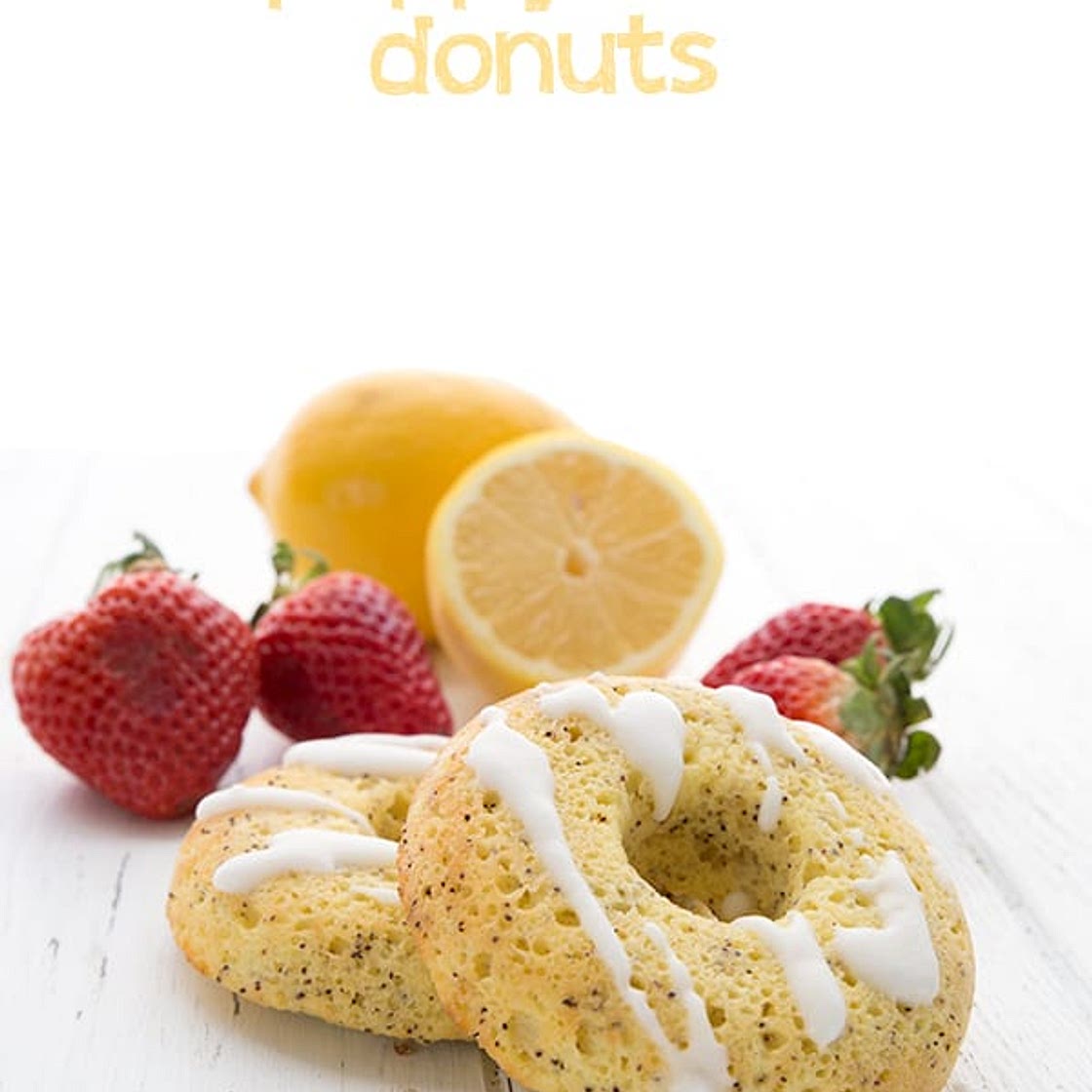 Lemon Poppyseed Donuts