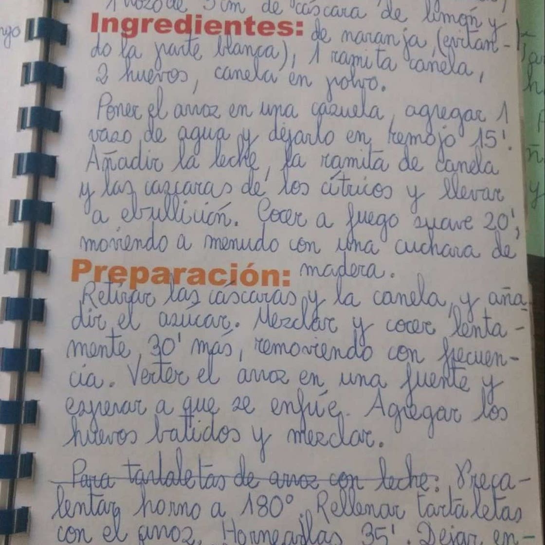 Arroz con leche de Mamá