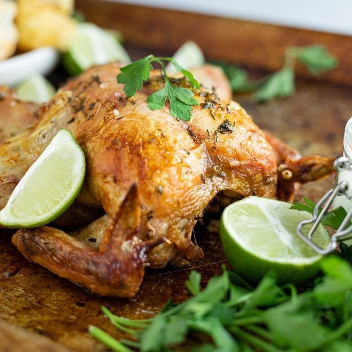 Keto Baked Chicken with Yogurt and Lime