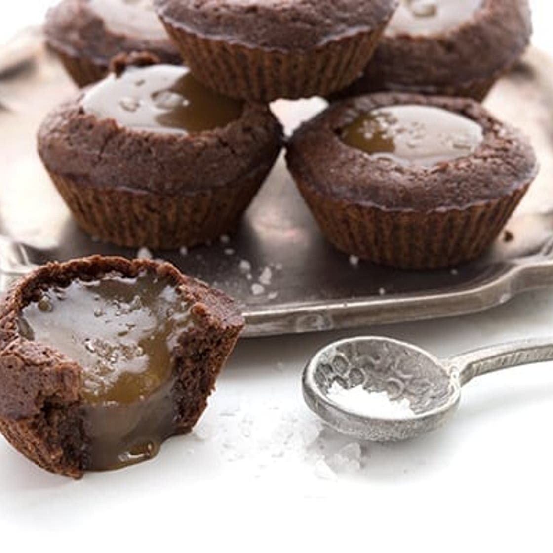 Low Carb Salted Caramel Brownie Bites