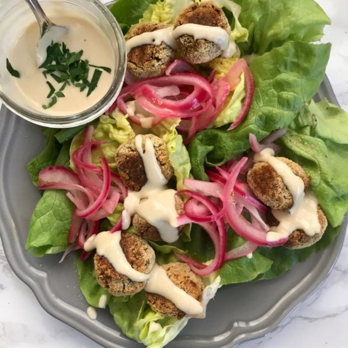 Healthy Baked Falafel