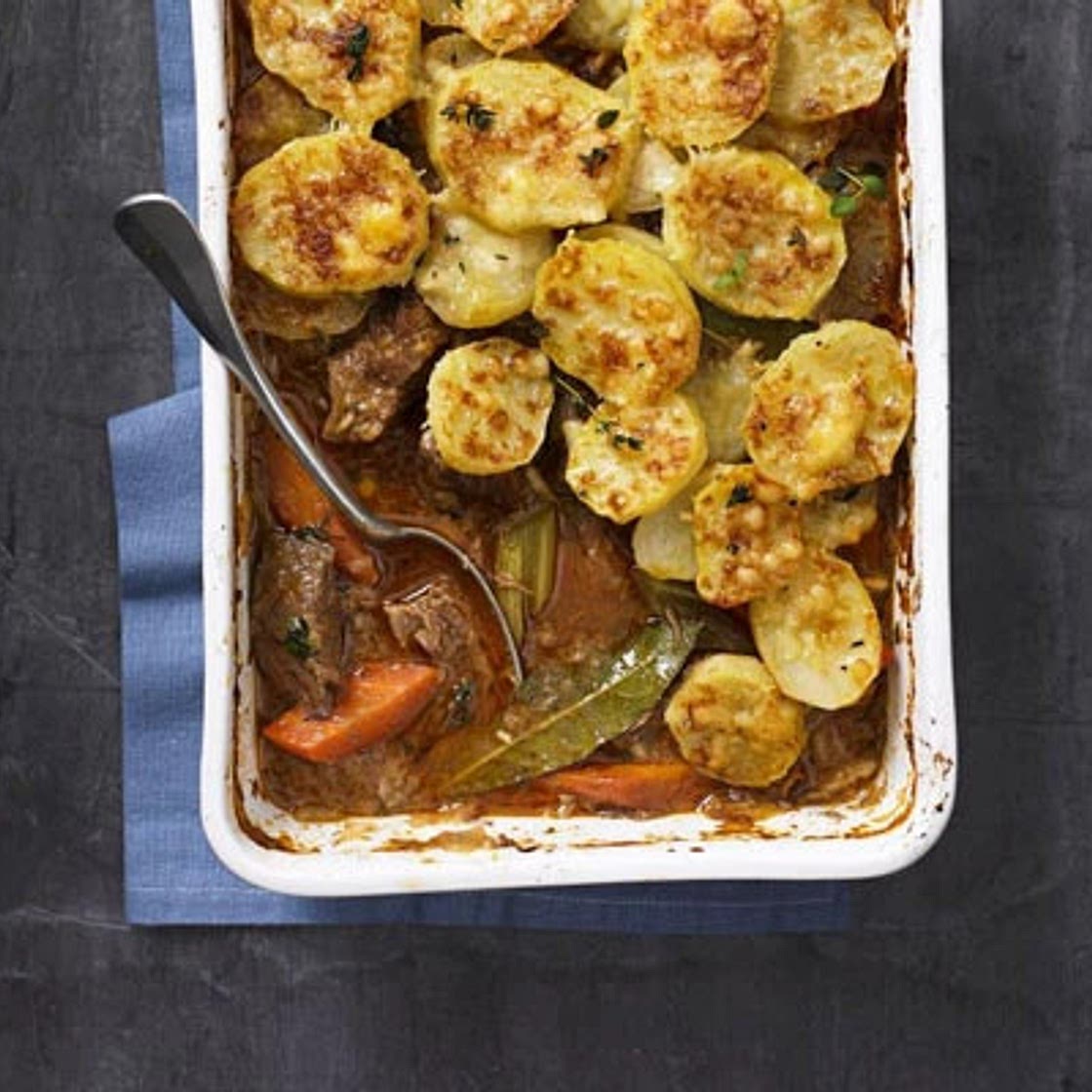 Crispy topped Cumberland Pie