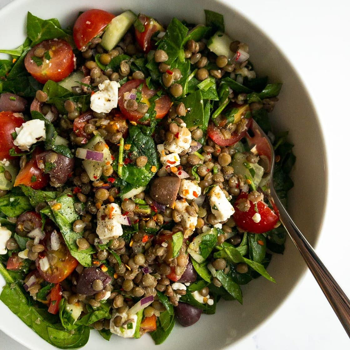 Mediterranean Lentil Salad