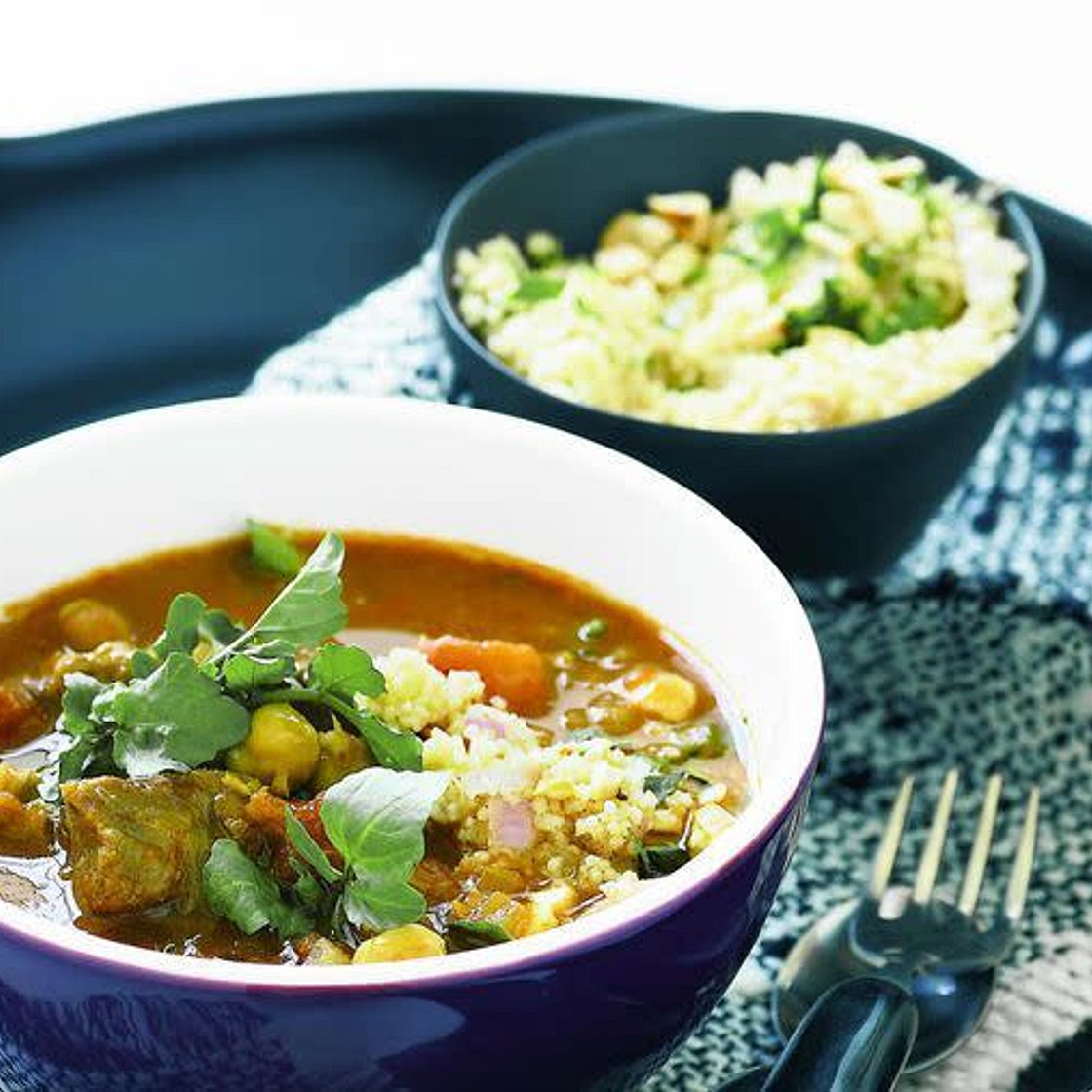 Couscous with toasted almonds