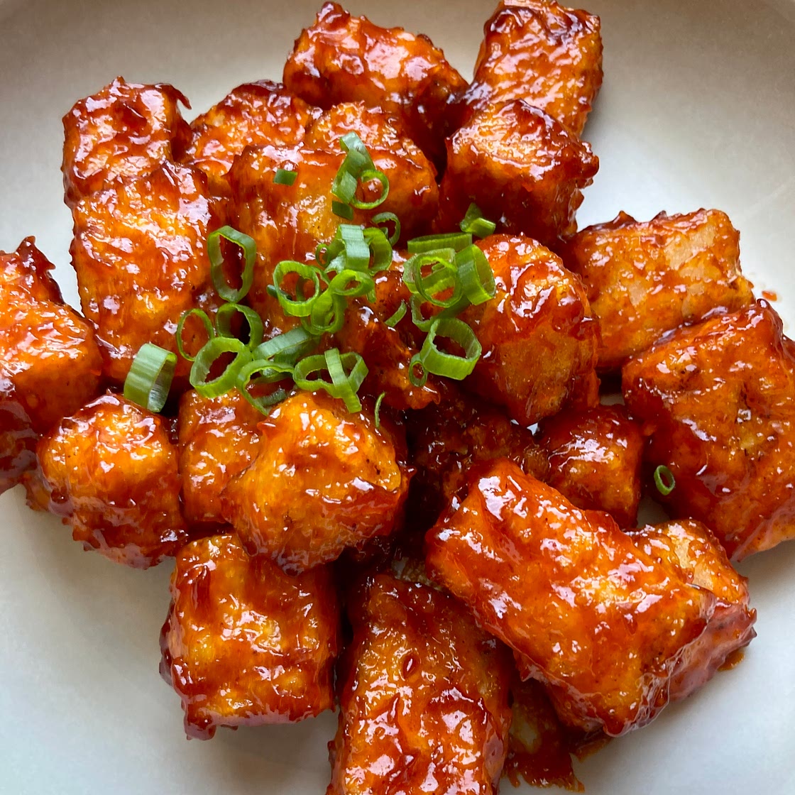 Sweet & Spicy Crunchy Tofu