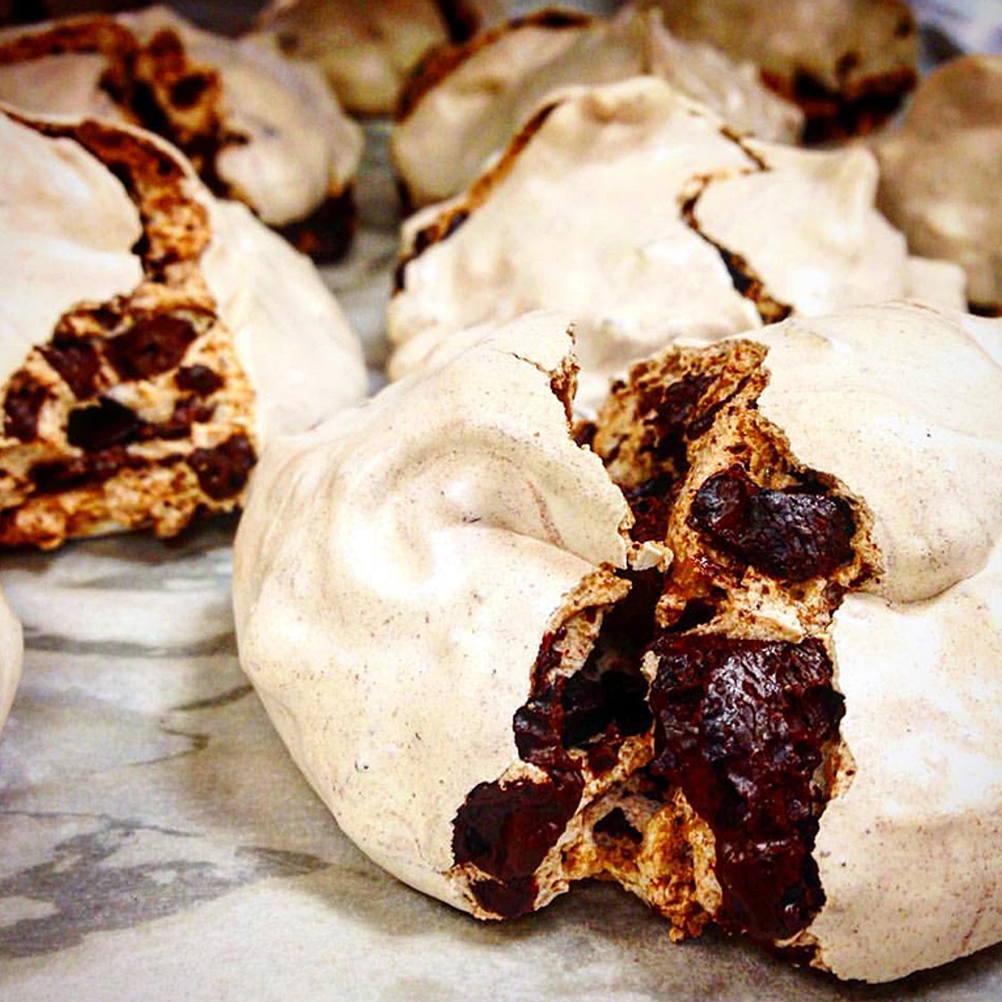 Michelle Gayer’s Chocolate Chewy Meringues – Andrew Zimmern