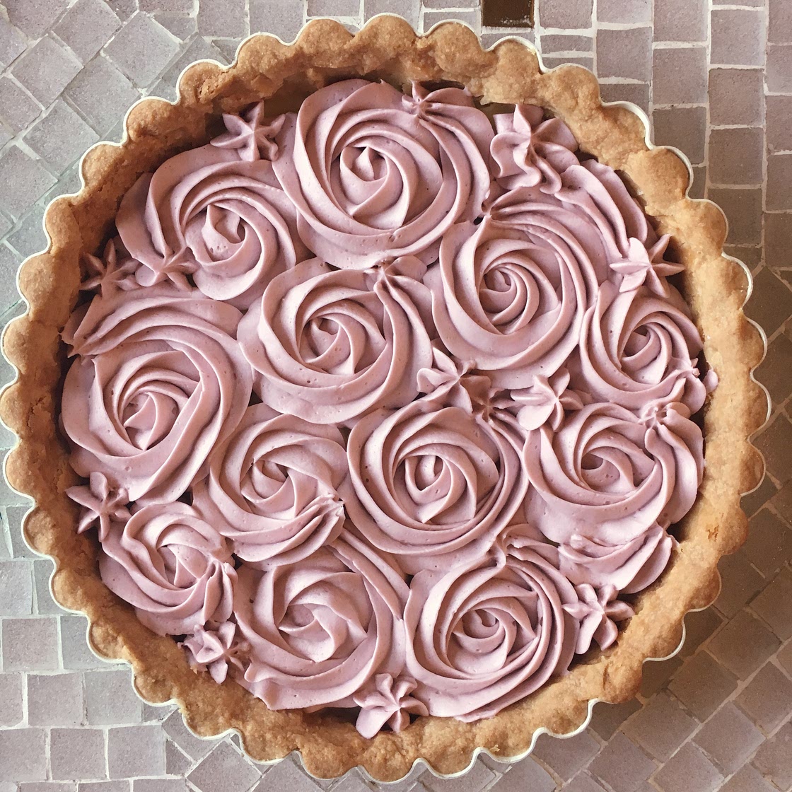 Earl Grey-Lavender and Lemon Tart