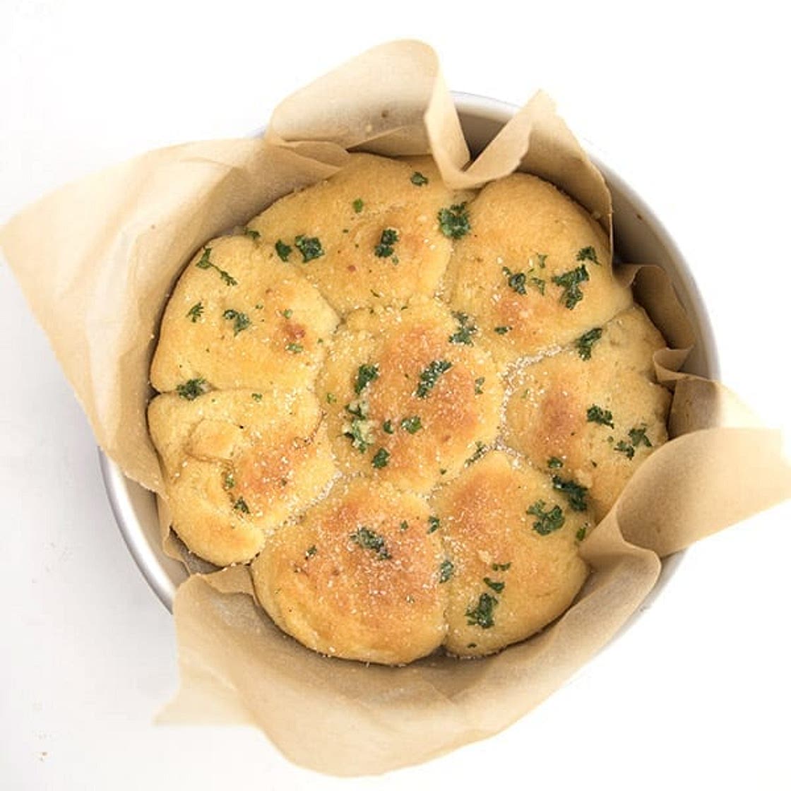 Cheddar Garlic Fathead Rolls