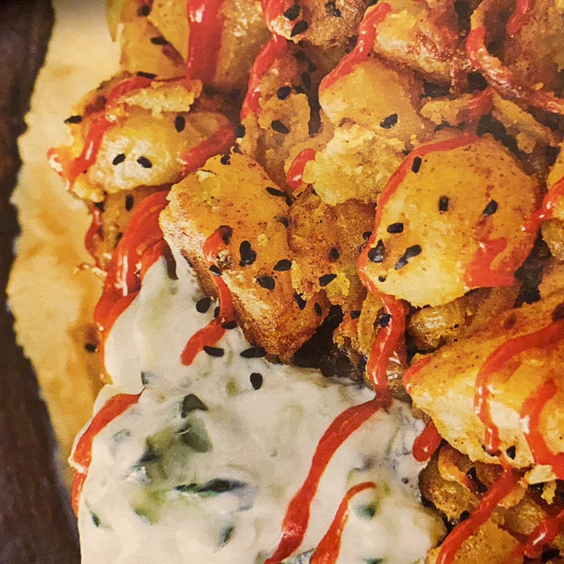 Bombay potato omelette