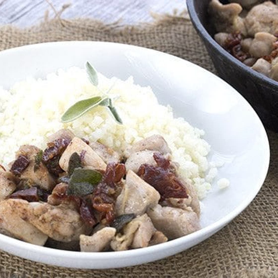 Brown Butter Chicken with Sage and Prosciutto