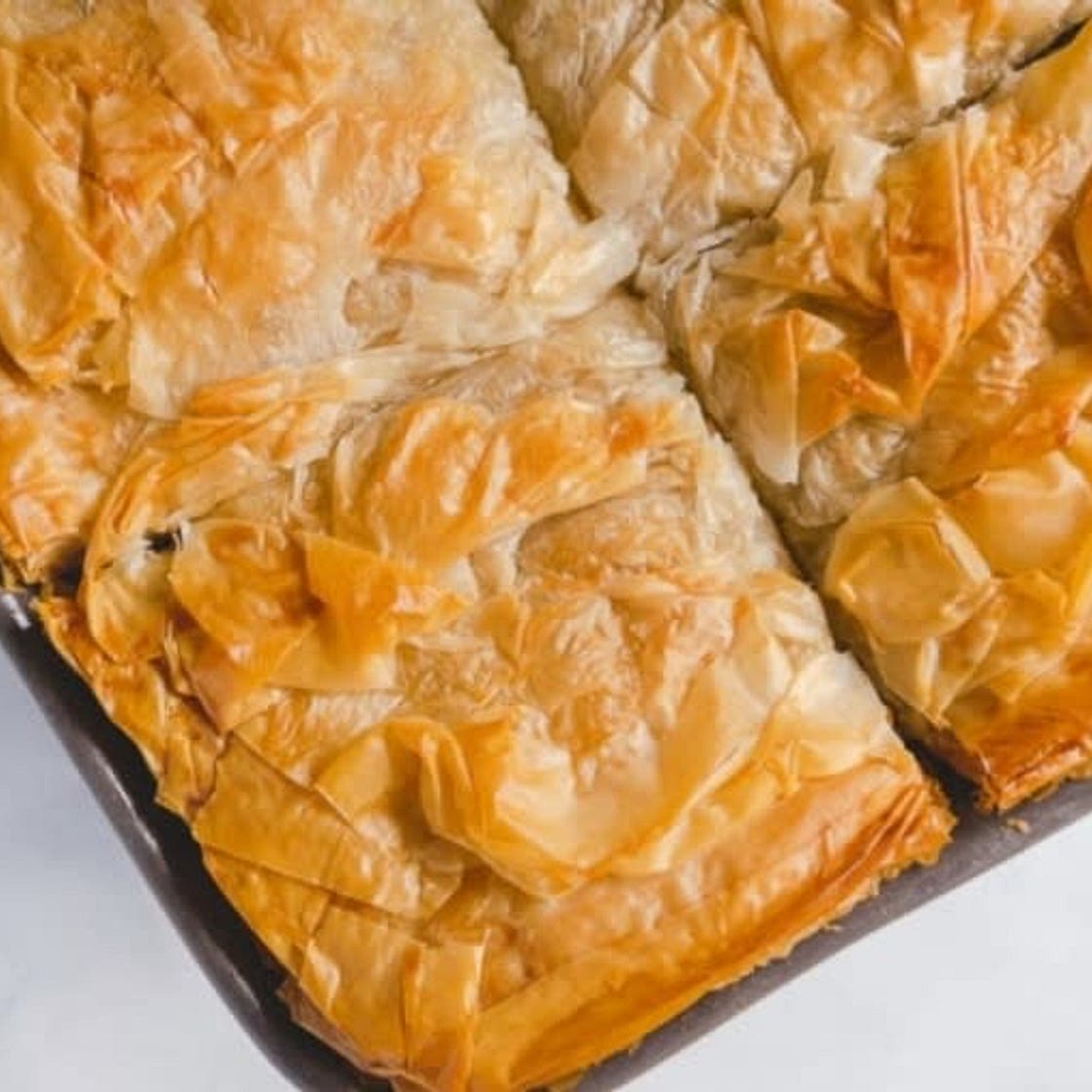 Vegan Spanakopita (Greek Spinach Pie) - From the Comfort of My Bowl