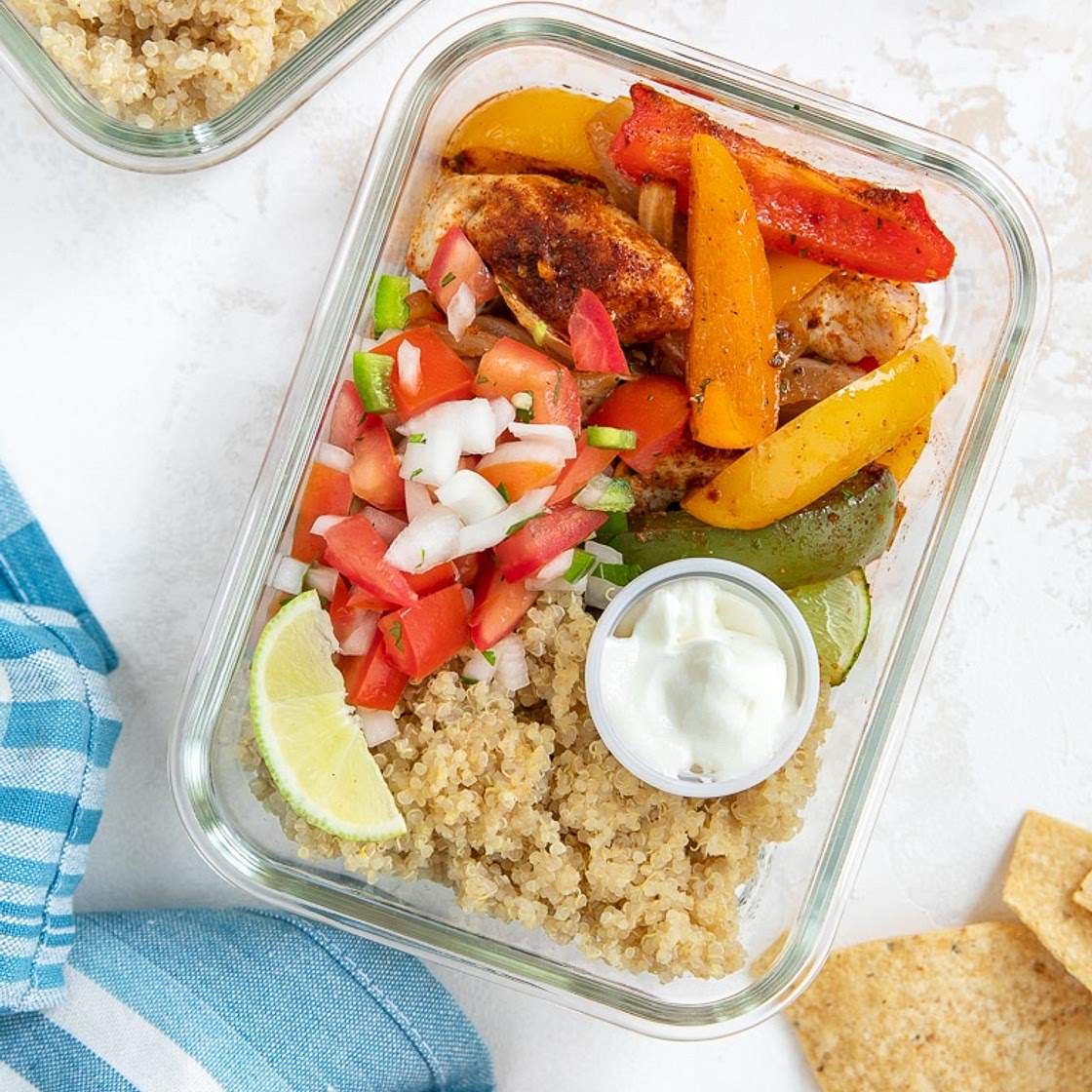 CHICKEN FAJITA MEAL PREP RECIPE