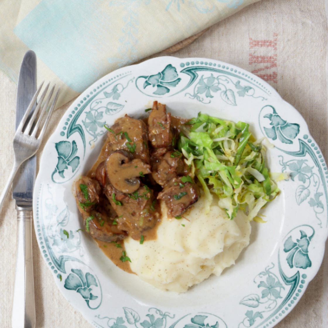 HORSERADISH AND MUSTARD BEEF CASSEROLE