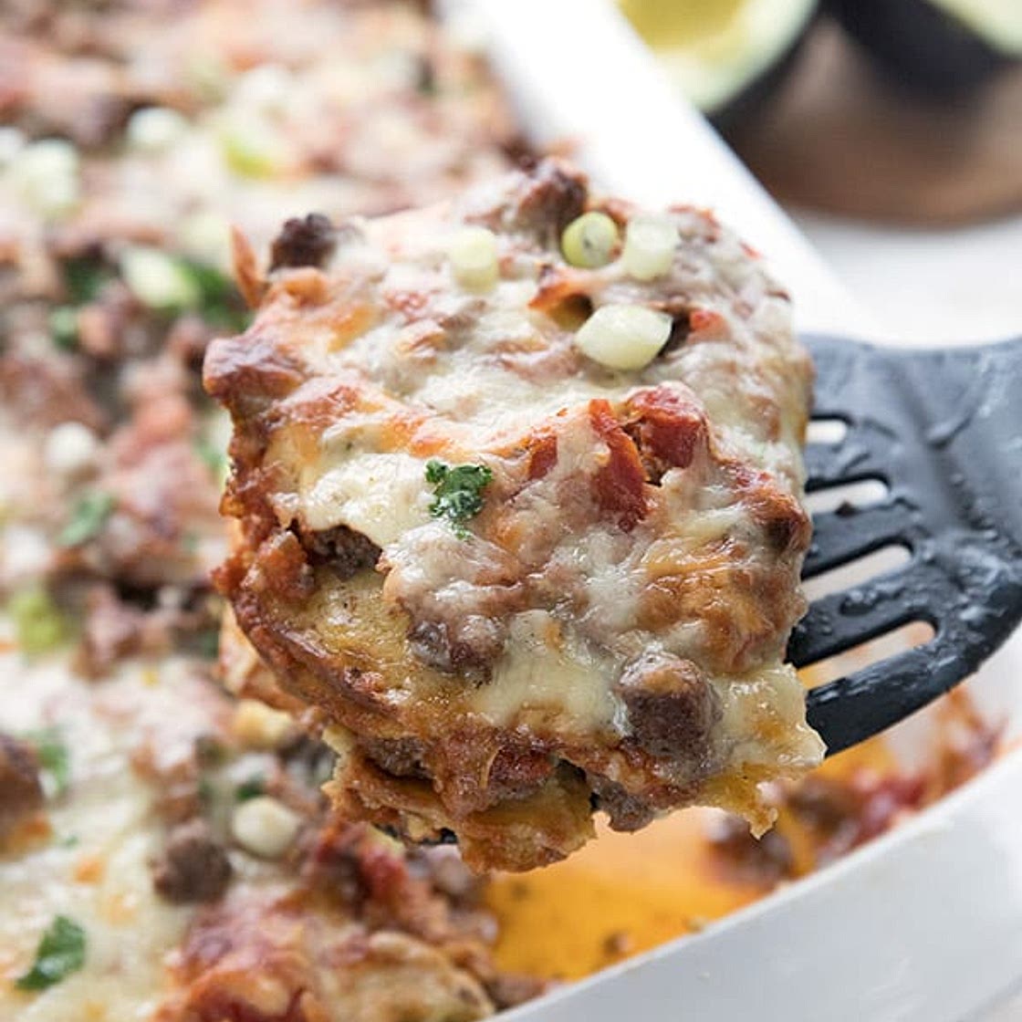 Beefy Enchilada Casserole