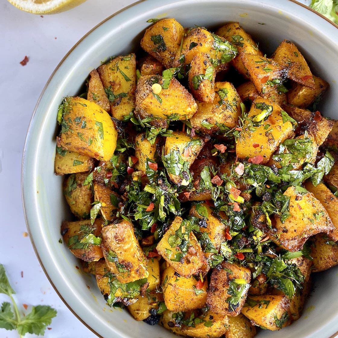 Batata Harra (Lebanese Spicy Potatoes)