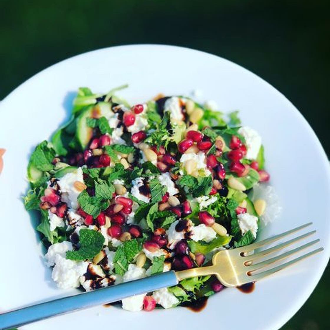 Pomegranate, Mint & Feta Salad